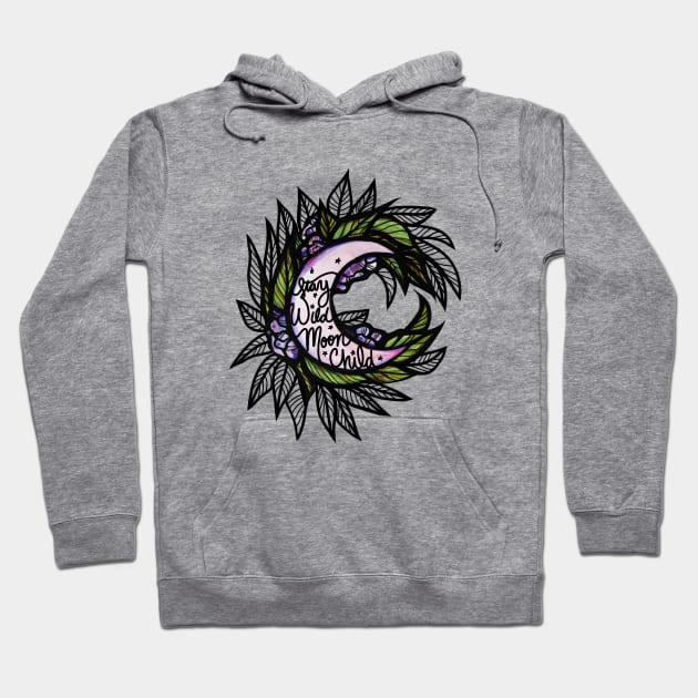 Stay Wild Moon Child Hoodie by bubbsnugg